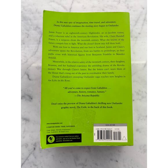 Diana Gabaldon “An Echo in the Bone” Paperback Novel (Outlander Series) - Picture 8 of 8